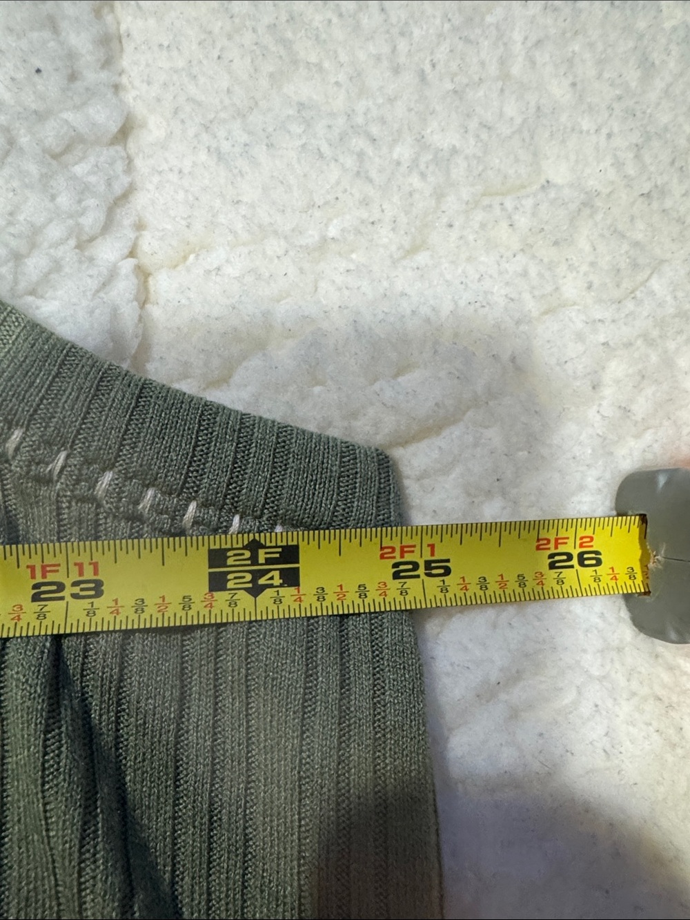 Maurices Olive Ribbed Button-Front Tank - Picture 5 of 5